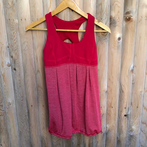 lululemon athletica Tops - Lululemon Tame Me Fiery Red tank Top Size 6